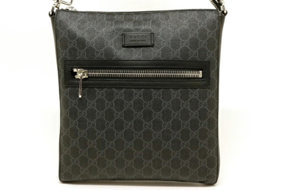 Gucci Shoulder Bag GG Canvas Black